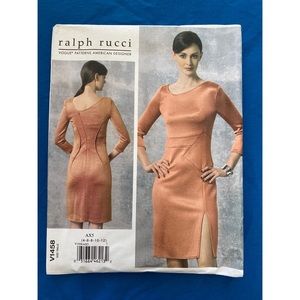 Ralph Rucchi Vogue pattern V1458 Complete and uncut. Sz 4-6-8-10-12